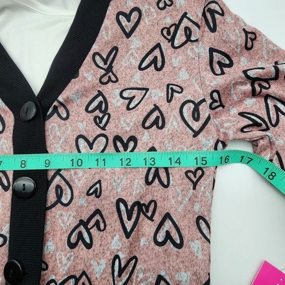 I.N. Girl Girl's Cardigan Set with Matching Scrunchie Size L (14) - Picture 6 of 7